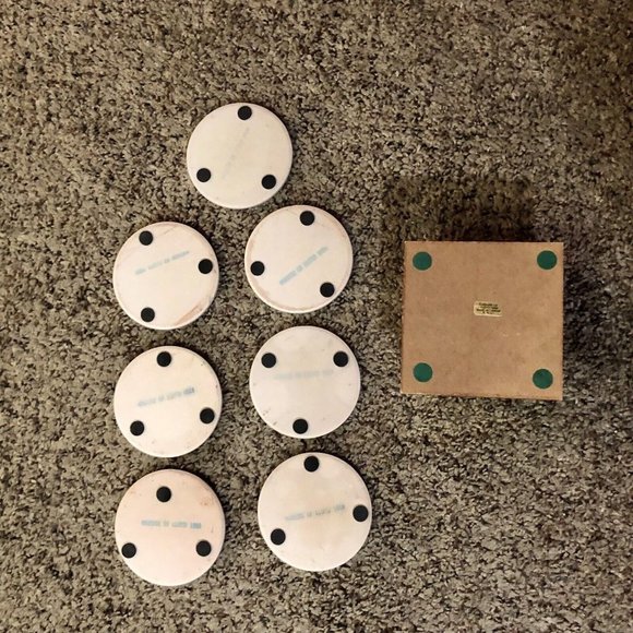 Vintage 1988 House of Lloyd Christmas Coaster Set of 7 - Picture 11 of 16